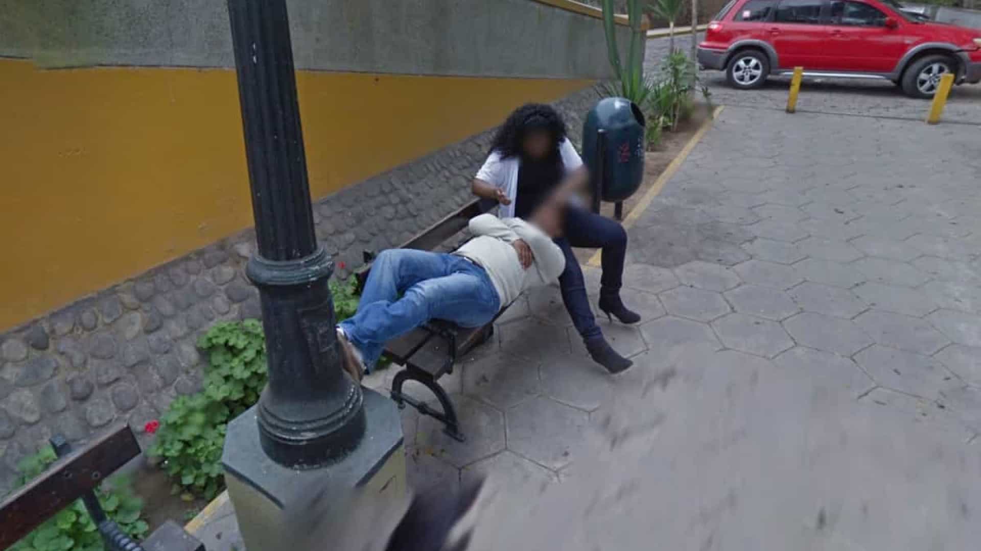 Imagem do Google Street View mostrou traição de mulher